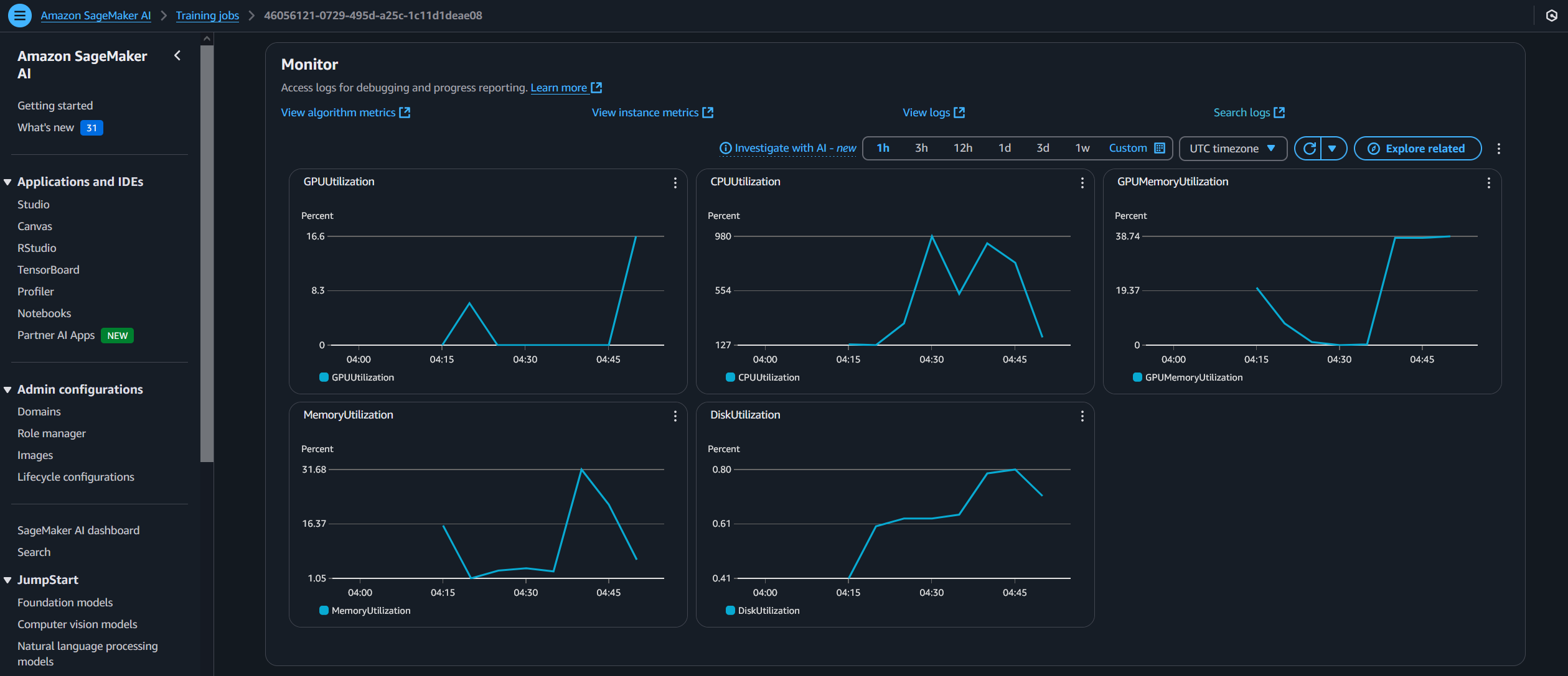 SageMaker Training Job Monitoring